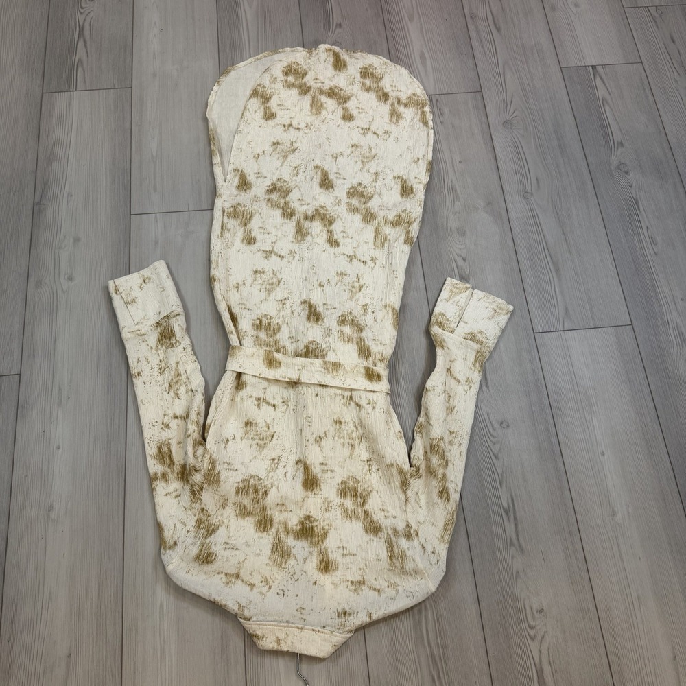 Anthropologie - Little Lies Crinkle Dye Tie Waist Shirt Midi Dress Size Small - Picture 10 of 13